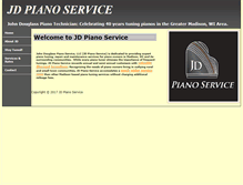 Tablet Screenshot of jdpianoservice.com